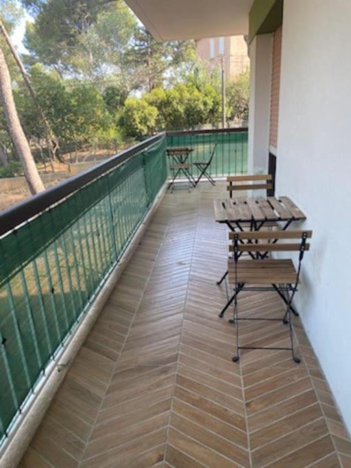 T2 Avec Clim Et Terrasse Vue Mer, Les Sablettes La Seyne-sur-Mer Esterno foto